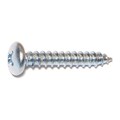 Midwest Fastener Sheet Metal Screw, #14 x 1-1/2 in, Zinc Plated Steel Pan Head Phillips Drive, 100 PK 03266